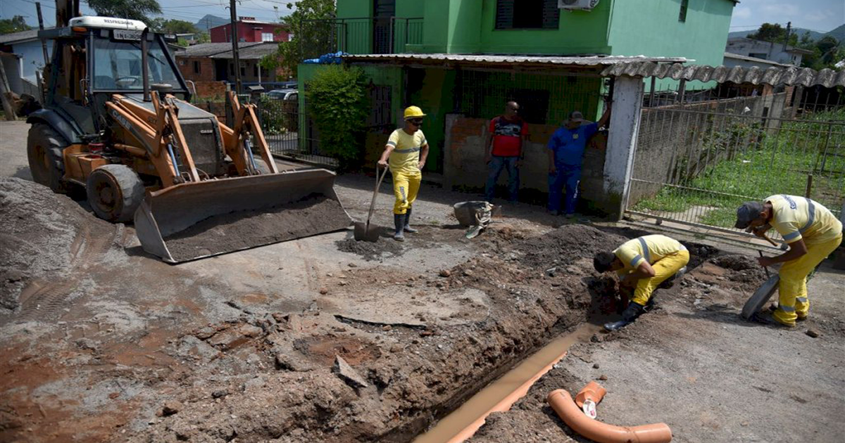 Obras do esgoto de Camobi devem ser concluídas só em 2023